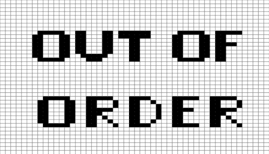 OUT OF ORDER panel - white,sign,panel,words