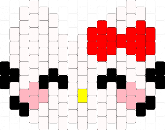 Hello kitty - white,red,pink