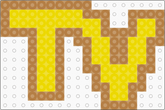 Tenna TV Pin - yellow,tan