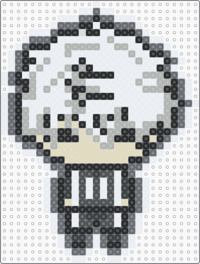 Chibi Nagi - anime, beige, blue lock, chibi, gray, nagi