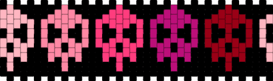 |||[P1NK 5KULL CUFF!!!]||| - pink,skull,cuff