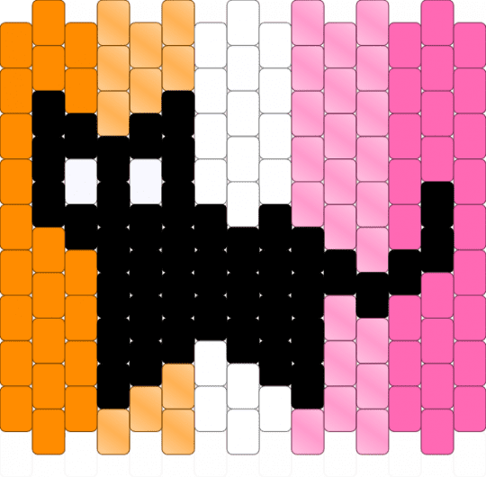 Lesbian Pride Kitty - orange,pink,cat,kitty,lesbian,pride