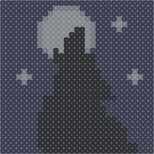 Wolf howling at the moon - purple,wolf,moon,stars,sky,howl,animal,cute,aesthetic