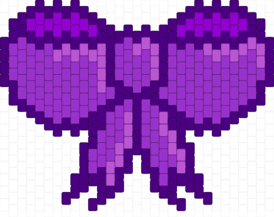 Purple bow - purple,cotdribbons