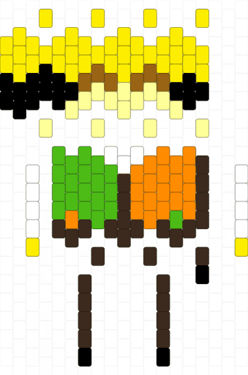 Flowery 3D Doll - brown, character, deltarune, doll, flower, flowery, video game, yellow