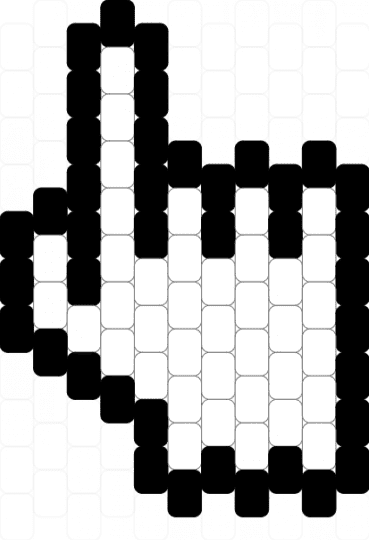 Computer mouse move hand - black, computer, mouse cursor, old web, webcore, white, windows