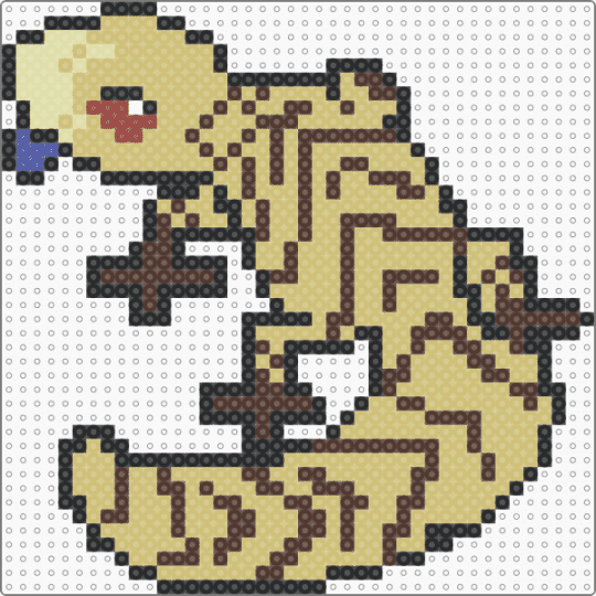 Blue Tongue skink v.2 - beige,brown