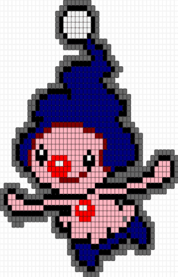 mime jr - gray,purple,pink,pokemon,mime,mime jr,fairy,cute,mr mime