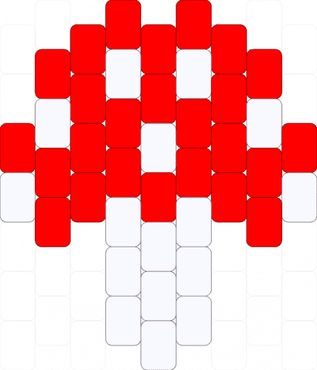 Mushroom by StrawBeeKandi - red,white
