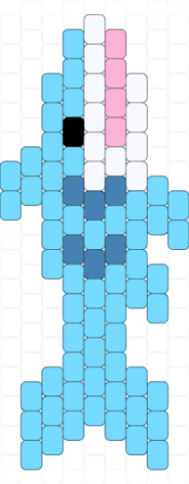Shark Charm - light blue