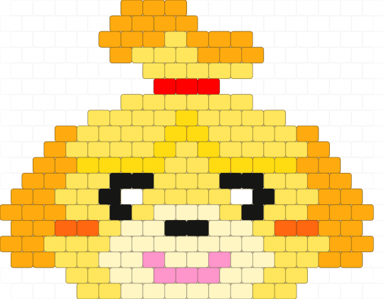 Isabelle Charm (Animal Crossing) - yellow,orange