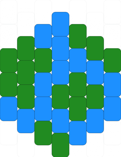 Earth - light blue,green,earth,planets,charm,small,easy,blue,space