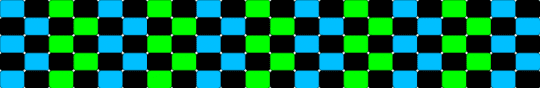 Neon ladder Stitch - light blue,green,cotdneon