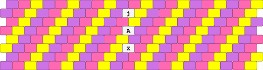 Jax cuff XD - pink,yellow