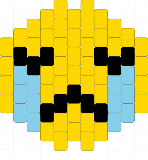 Sad face - yellow