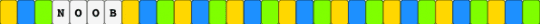 Noob XP - green,yellow,light blue