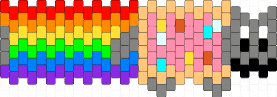Ⓝⓨⓐⓝ ⓒⓐⓣ ⓒⓤⓕⓕ 🐈‍⬛🌈 - 2000s, cat, cotdcats, gray, memes, nyan cat, orange, pink, pop tart, rainbow, red