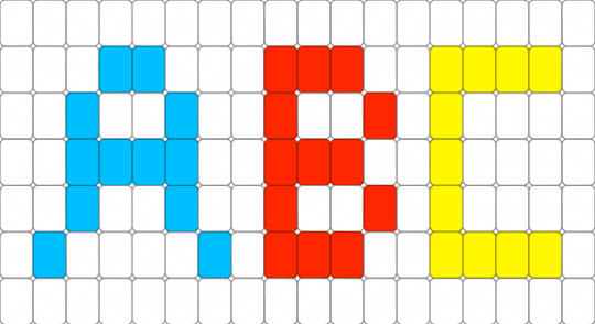 🅰🅱🅲 Charm (read desc) - abc, alphabet, clowncore, cotdlettering, kidcore, lettering, light blue, primary colors, red, white