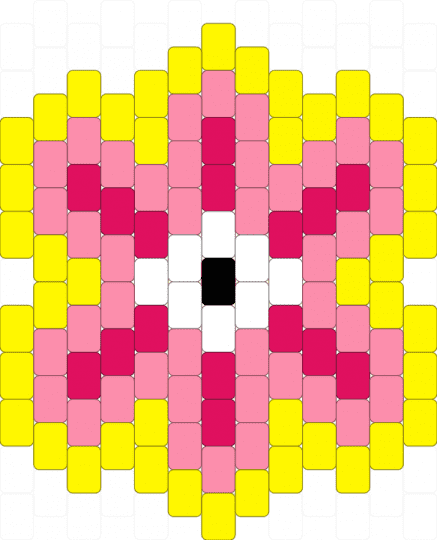 👁️🌸 🄵🄻🄾🅆🄴🅁 🄴🅈🄴 🄳🅄🄳🄴🌸👁️ - charm, cotdsurrealism, dreamcore, eye, flower, pink, weirdcore, yellow