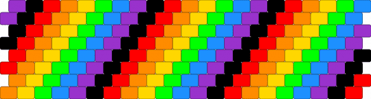 Rainbow cuff XD - red,yellow,light blue,colorful,rainbow,black,green,purple,blue,orange