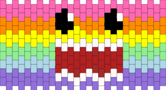 domo rainbow 28x10 - pink,yellow,purple,colorful,domo