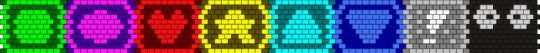 panel de pon belt(?) - pink,red,yellow,blue,colorful,panel de pon,tetris attack,snes