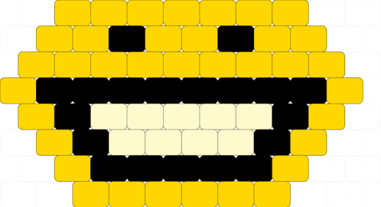Creepy exited guy - black,yellow,cotdexcitement,red,weird,simple,creepy