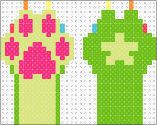 Pudding Paw - yellow,green,pink