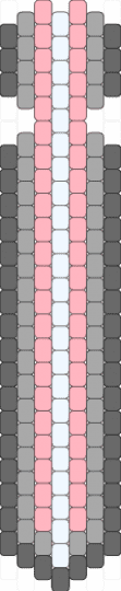 Demi girl tie 2.0 - gray,beige,pink