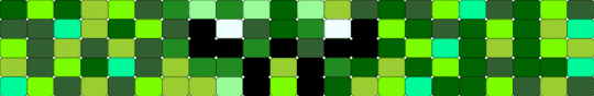 Creeper cuff x2 - green