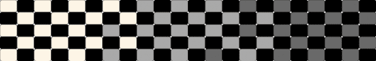 Checkered grayscale gradient ladder cuff - beige,gray,cotdgrayscale