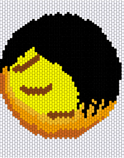 emo Emoji requested by blue_Cosmo - white,yellow,orange