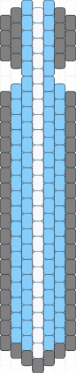 Demi boy tie - gray,light blue