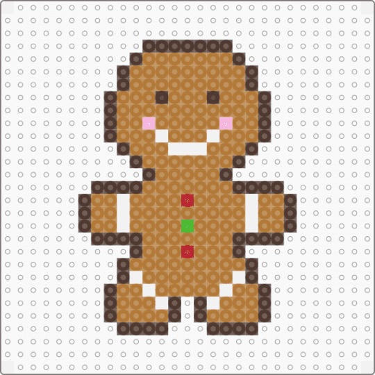Gingerbread man - brown,tan