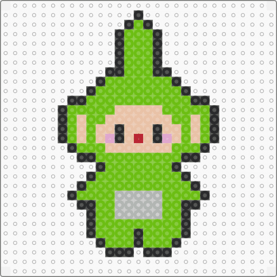 Teletubbies 4 - beige,green