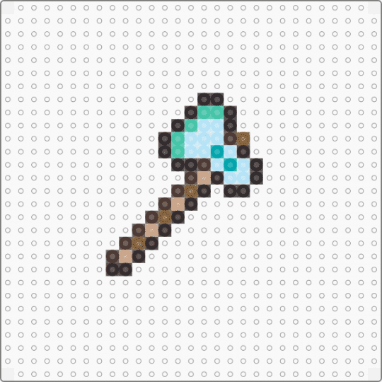 Minecraft 2 - brown,light blue