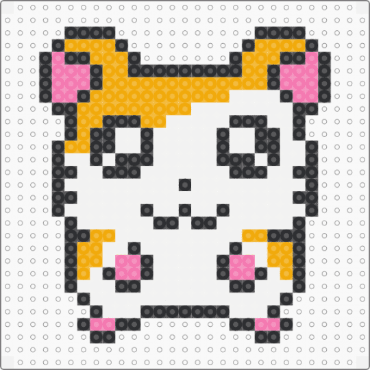 Ham - white,orange,pink