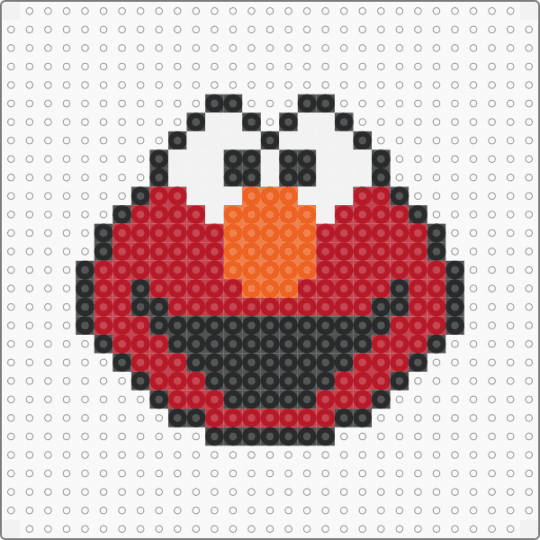 Elmo 1 - elmo,muppet,sesame street,tv show,puppet,red