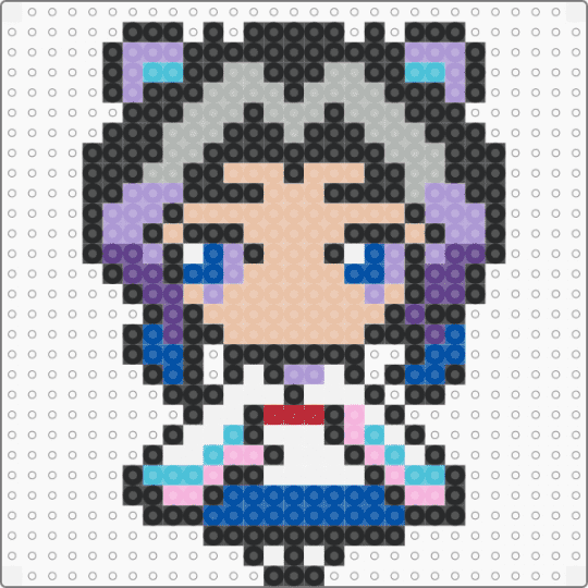 Demon Slayer 1 - black,blue,pink,beige