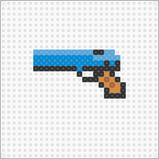 Gun 1 - light blue,blue