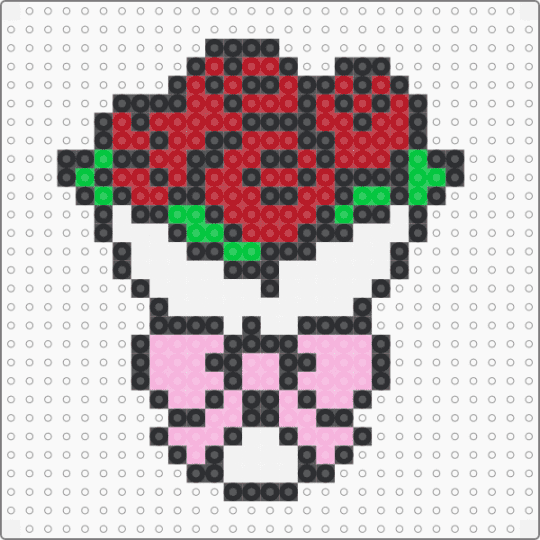 Flower 1 - red,pink