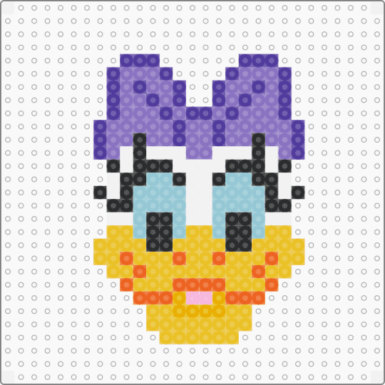 Duck 1 - purple,blue,yellow