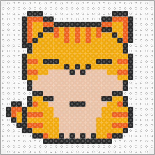 Cat 1 - beige,orange