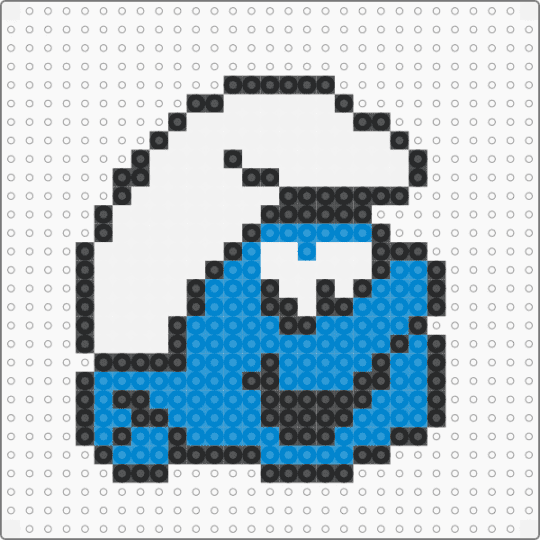 Smurf 1 - blue,white