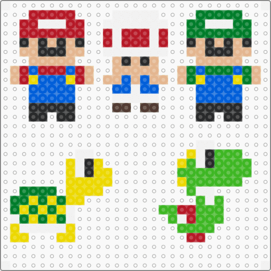 Mario 2 - beige,yellow,colorful