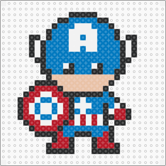 Catain America 1 - blue