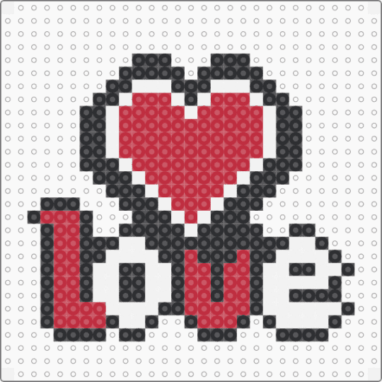 Love 2 - white,red