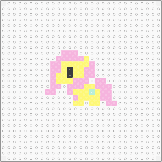 Pony 1 - pink, yellow