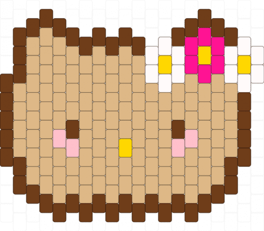hello kitty summer - remix - brown,beige,sanrio,hello kitty,characters,summer,tropical