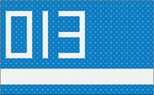 pressure keycard - blue,white